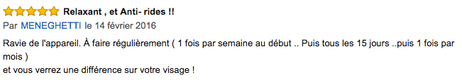 commentaire Beurer FCE 90